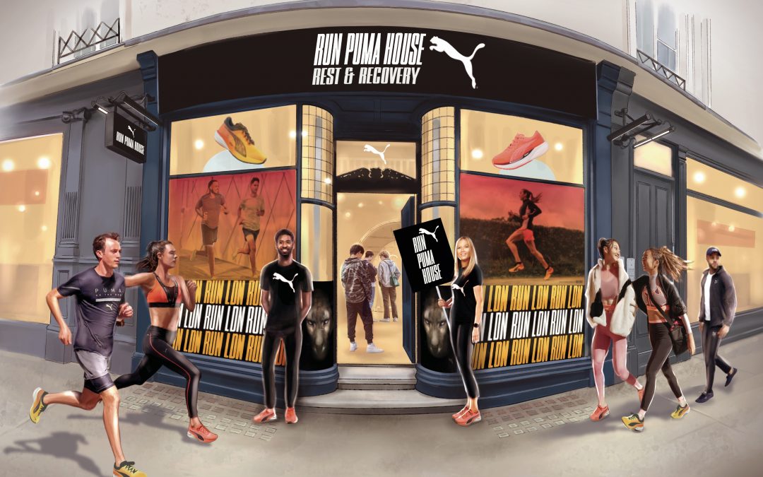 RUN PUMA HOUSE OF REST AND RECOVERY OPENS FOR LONDON MARATHON RUNNERS