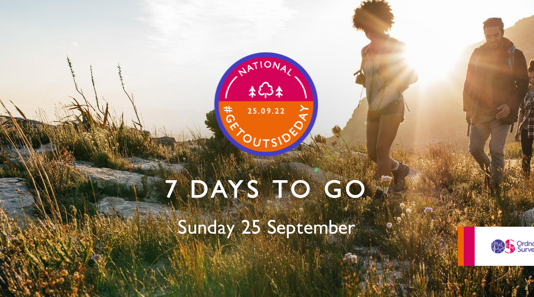 Ordnance Survey: 7 days to go to National #GetOutsideDay on 25th September!