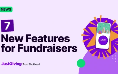 JustGiving Announces 7 New Features for Fundraisers