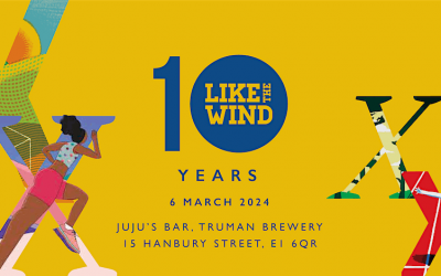 Like the Wind turns 10, join the anniversary party on 6 March and get your ticket now!