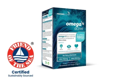 Revive Active Blog: Omega Active obtains Friend of the Sea sustainability certification