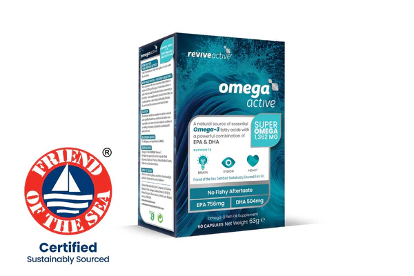 Revive Active Blog: Omega Active obtains Friend of the Sea sustainability certification