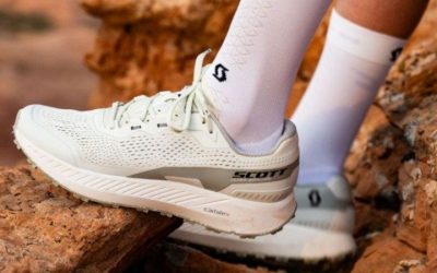 SCOTT Ultra Explore shoe features natural flax fibre in carbon plate