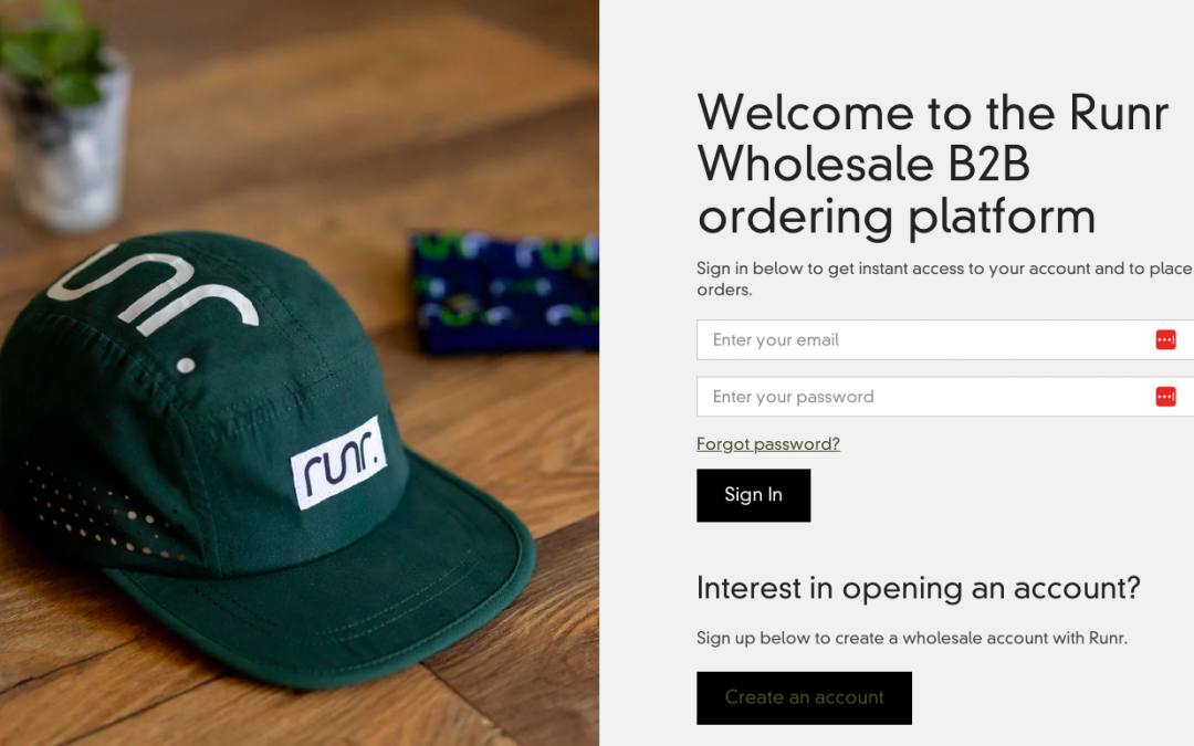 Runr Launch NEW B2B Ordering Platform