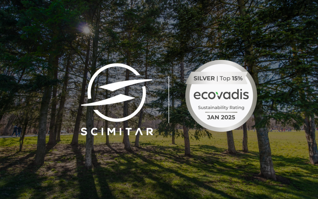 SCIMITAR’S COMMITMENT TO SUSTAINABILITY RECOGNISED WITH ECOVADIS SILVER MEDAL