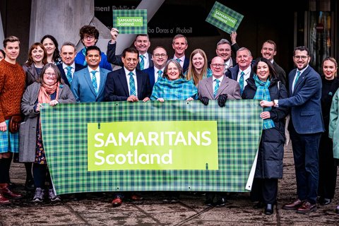 Samaritans Scotland launches Samaritartan to raise awareness of suicide prevention